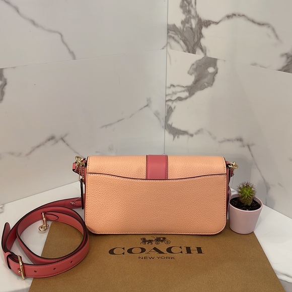 Coach Georgie Shoulder Bag In Colorblock - Picture 3 of 10
